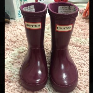 Hunter boots- toddler size 6/7